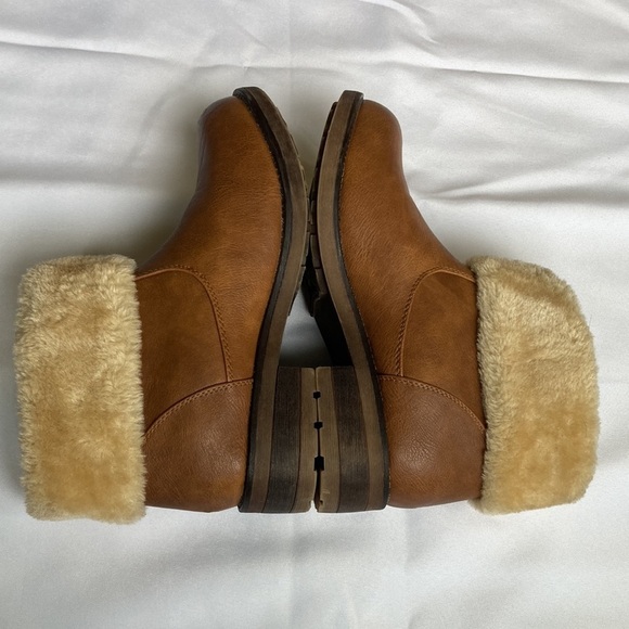 Kadi Maya brown synthetic leather booties Size 9 - Picture 4 of 9